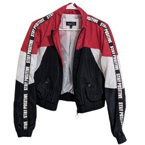 Rue21 Stay Positive Wind Breaker L (Jr's)